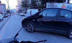 Bolu'da Trafik Tartışmasını Kask Kamerası Aydınlattı