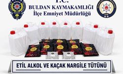 Buldan'da Kaçak Alkol ve Tütün Operasyonu: 40 Litre Etil Alkol Ele Geçirildi