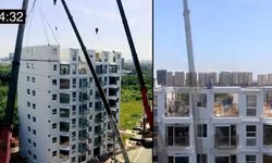 Çin'de 28 Saatte 10 Katlı Apartman İnşası Gerçekleşti