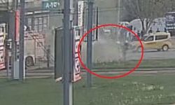 Elektrikli Otomobilde Çıkan Yangına Hızlı Müdahale