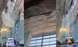 Endonezya Havalimanında Tavan Çökmesi ve Su Baskını