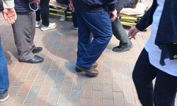 Eskişehir'de Düşerek Yaralanan Adam Ambulansla Hastaneye Kaldırıldı