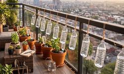 Evde Bitkilerinizi Susuz Bırakmayacak Pratik Pet Şişe Sulama Yöntemi