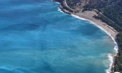 Fethiye'de Sağanak Sonrası Ölüdeniz'in Rengi Turkuaza Döndü