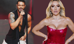 Hadise ve Murat Boz'dan Sahnede Esprili Kıyafet Diyaloğu
