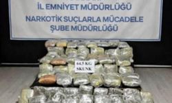 Hakkari'de 64,5 Kilogram Skunk Maddesi Ele Geçirildi