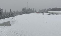 Ilgaz Dağı'nda Nisan Ayında Kar Sürprizi