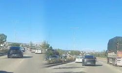 Karabük'te Trafikte Tehlikeli Makas Atma Anları Kamerada