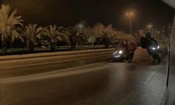 Kartal'da İki Motosikletin Çarpıştığı Anlar Kamerada