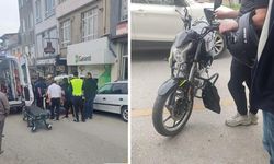 Kastamonu Tosya'da Motosiklet Otomobile Çarptı: 1 Kişi Yaralandı