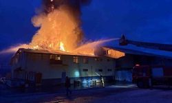 Kastamonu Tosya'da Tekstil Fabrikasında Yangın