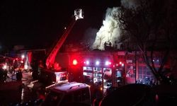 Konya Selçuklu'da Oto Elektrikçi Dükkanında Yangın: 2 Kişi Yaralandı