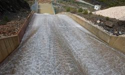 Kozağaç Barajı Doluluk Seviyesine Ulaştı, Su Tahliyesi Başladı