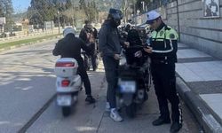 Manisa'da Motosiklet Denetimlerinde 540 Sürücüye Milyonluk Ceza