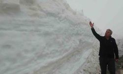 Mersin'in Toroslarında Bahar Aylarında Yoğun Kar Yağışı