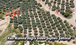 Osmaniye'de Dronla Tespit Edilen Kaçak Kazı Operasyonu