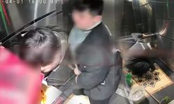 Pizza siparişinde kurye skandalı! Asansördeki görüntüler mide bulandırdı
