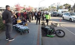 Samsun'da Motosiklet ve Elektrikli Scooter Çarpıştı: İki Kişi Yaralandı