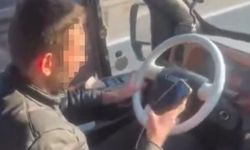 Silivri'de Yolcu Dolu Dolmuşta Tehlikeli Anlar: Şoför Telefona Daldı