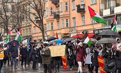 Stockholm'de İsrail'in Batı Şeria Politikaları Protesto Edildi