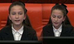 TBMM'de Çocuk Başkan İnci Yıldız Şentürk'ün Anlamlı Mesajı
