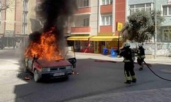 Tekirdağ Çorlu'da LPG'li Araç Yangını: Sürücü Son Anda Kurtuldu