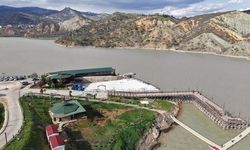 Tunceli'de Uzunçayır Baraj Gölü Sevindiren Yükseliş