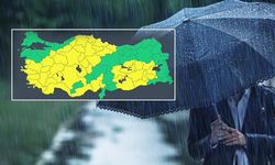 45 İlde Sarı Kodlu Sağanak Uyarısı