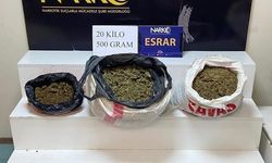Adana'da 20,5 Kilogram Esrar Ele Geçirildi