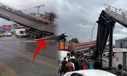 Ankara'da Kamyonun Çarptığı Üst Geçit Yıkıldı: 3 Yaralı
