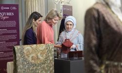 Emine Erdoğan, Belçika Kraliçesi Mathilde ile Dolmabahçe Sarayı'nda Görüştü