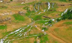 Erzincan Tercan'daki Konarlı Şelalesi Doğal Güzelliğiyle İlgi Odağı