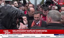 Galatasaray Takımı Samsun'da Büyük İlgiyle Karşılandı