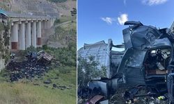 Gaziantep'te Tırın Viyadükten Uçtuğu Kazada 3 Kişi Yaşamını Yitirdi