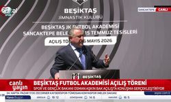 Gençlik ve Spor Bakanı Osman Aşkın Bak, Beşiktaş Futbol Akademisi'nin Açılışında Konuştu