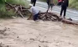 Hatay'da Taşan Derede Odun Toplayan Vatandaşın Tehlikeli Anları Kamerada