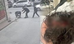 İstanbul Beyoğlu'nda Yolda Yürürken Cam Parçası Başına Düştü