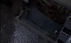 İstinat Duvarının Çökme Anı Kameraya Yansıdı