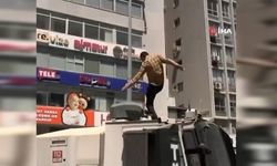 İzmir'deki Miting Öncesi Gerginlik: TOMA Üzerine Çıkan Kişi Gözaltına Alındı