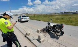 Karaman'da Motosiklet Kazasında 1 Kişi Yaralandı