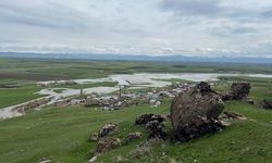 Kars'ta Sağanak Yağışlar Tarım Arazilerine Zarar Verdi