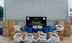 Kocaeli'de Uyuşturucu Operasyonunda 1 Tonun Üzerinde Ham Madde Ele Geçirildi