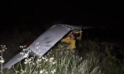 Nevşehir'de Motor Arızası Yaşayan Microlight Acil İniş Yaptı