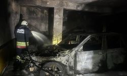 Ordu'da Apartman Otoparkında Yangın: 3 Araç Zarar Gördü