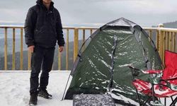 Safranbolu'da Mayıs Ayında Kar Yağışı Etkili Oldu