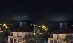 Sakarya Kocaali'de Gece Gökyüzünde Sıralı Işıklar Görüldü