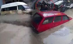 Samsun Havza'da Sağanak Yağış Sele Dönüştü