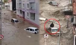 Samsun Havza'da Şiddetli Sağanak Sele Dönüştü
