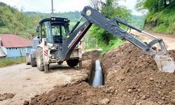 Yığılca Naşlar Köyü'nde Altyapı İyileştirme Çalışmaları Devam Ediyor