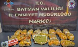 Batman'da Yedek Lastikte 11,5 Kilo Toz Esrar Ele Geçirildi